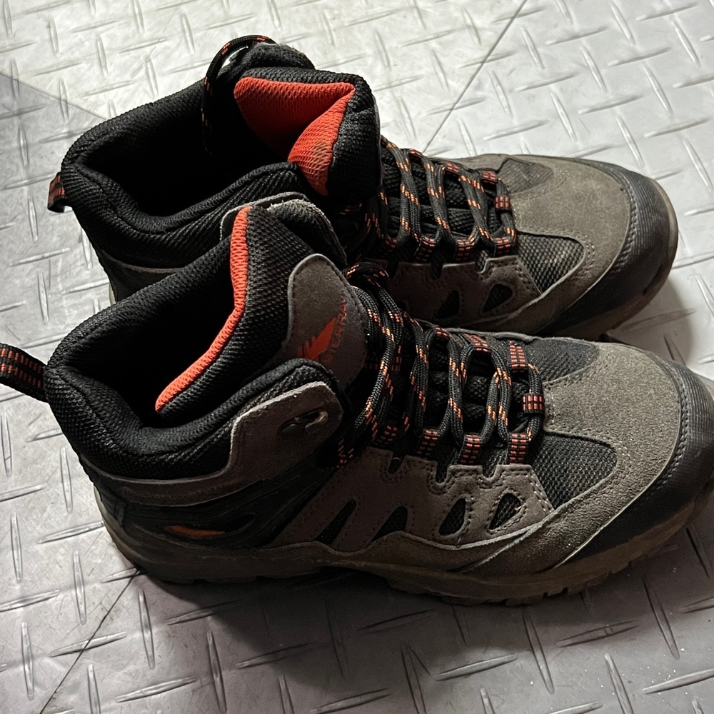 High Sierra Trooper Boys' Hiking Boots size 7 Color Gray Orange - Picture 8 of 10